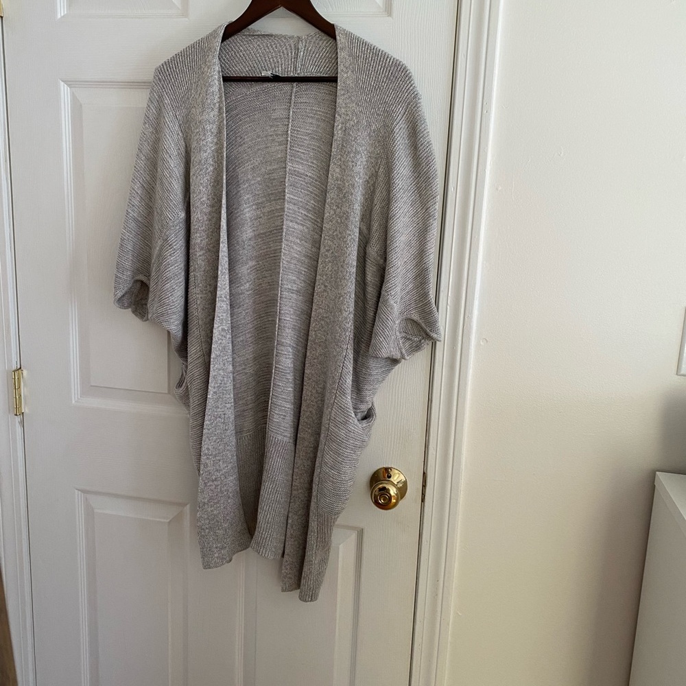 Babaton Gray Cocoon Knit Sweater Shrug XXS/XS